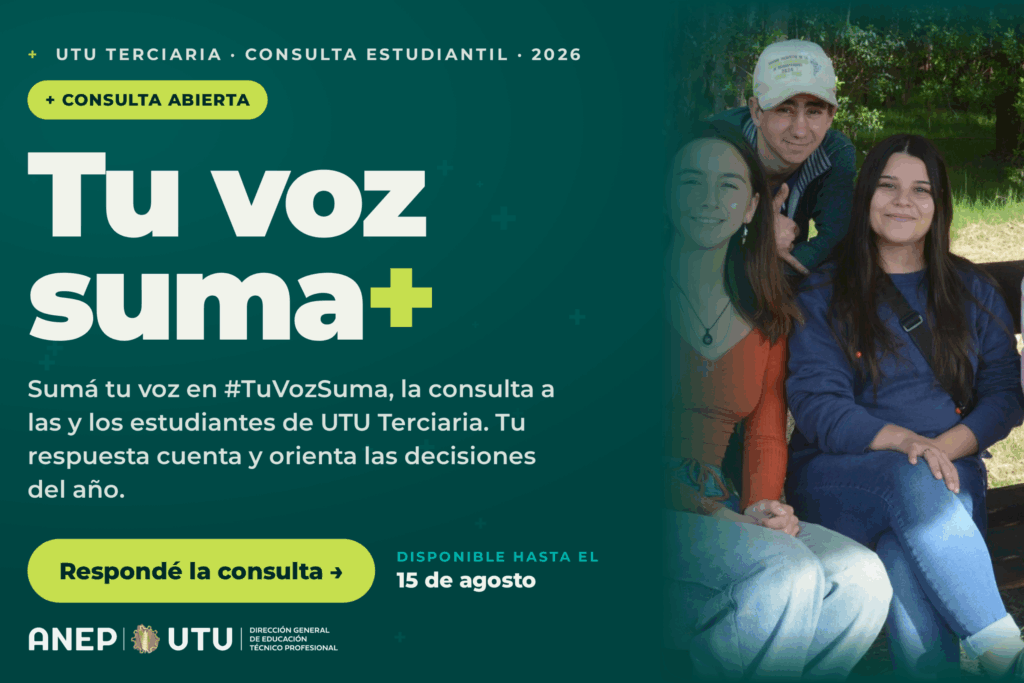 Estudiantes de todo el país ya respondieron la consulta «Tu Voz Suma»: sé uno más