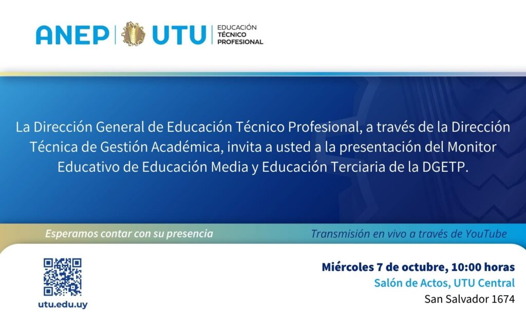 Presentación del Monitor Educativo: se invita a participar